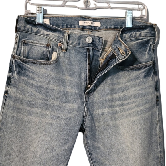 Pacsun Mens Slim Taper Light  Blue jeans Size 30X32 - Picture 5 of 8